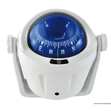 Osculati - IDRA compact compass w/blue front rose bracket - 25.014.97 product image