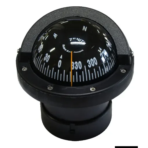 Osculati - RIVIERA Zenith SLIM 3&amp;quot; black compass, black flat rose - 25.015.30 product image