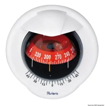 Osculati - RIVIERA Pegasus compass 4&amp;quot; white/red - 25.020.16 product image