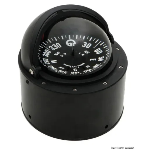 Osculati - RIVIERA AV compass 4&amp;quot; black rose/black body - 25.022.10 product image
