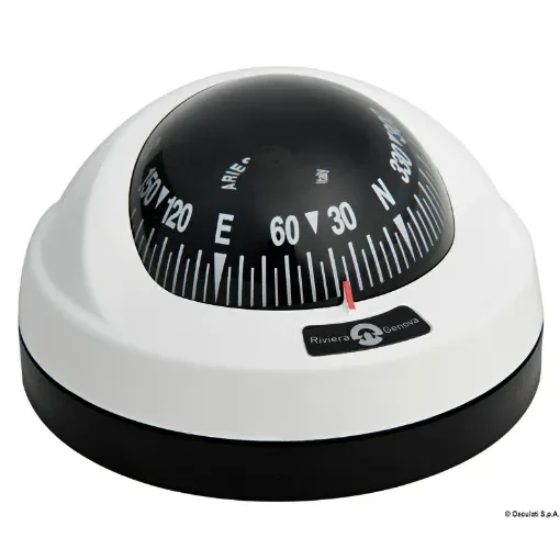 Osculati - RIVIERA Aries compass black/white/black - 25.025.30 product image