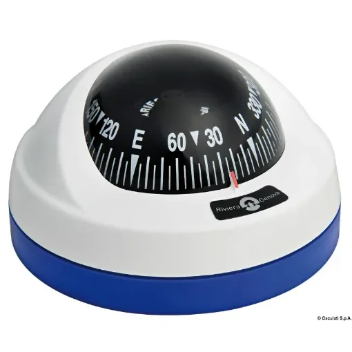 Osculati - RIVIERA Aries compass black/white/blue - 25.025.31 product image