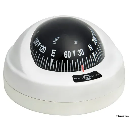 Osculati - RIVIERA Aries compass black/white/white - 25.025.40 product image