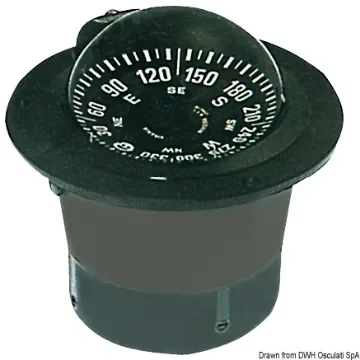 Osculati - RIVIERA BU1 compass 4&amp;quot; recess-fit model - 25.027.00 product image