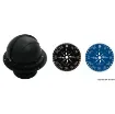 Osculati - RIVIERA compass 4&amp;quot; w/cover black rose/black body topview - 25.028.10 product image