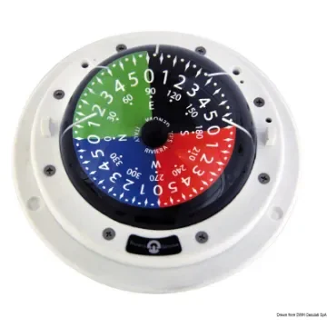 Osculati - RIVIERA regatta tactic compass 3&amp;quot; white - 25.030.51 product image