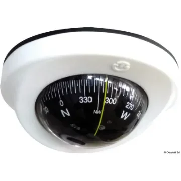 Osculati - RIVIERA Astra BAS1 4&amp;quot; compass ceiling mounting white black - 25.040.02 product image