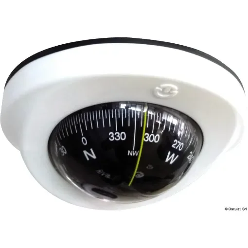 Osculati - RIVIERA Astra BAS1 4&amp;quot; compass ceiling mounting white black - 25.040.02 product image