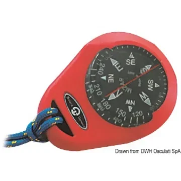 Osculati - RIVIERA compass Mizar w/soft casing red - 25.066.03 product image