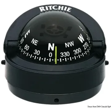 Osculati - RITCHIE Explorer extern. compass 2&amp;quot;3/4 black/black - 25.081.11 product image