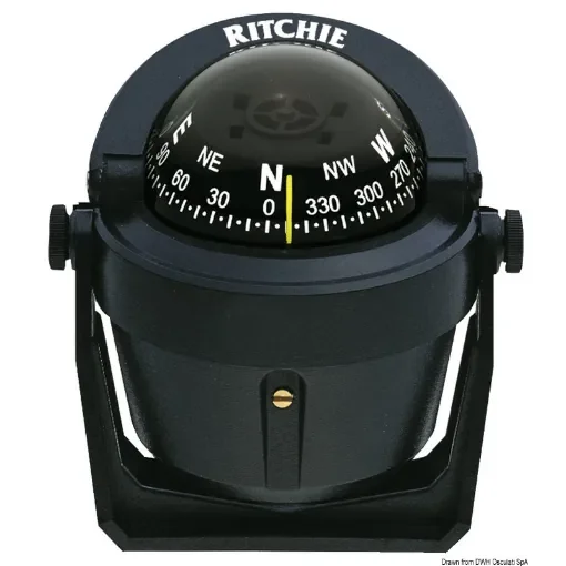 Osculati - RITCHIE Explorer compass bracket 2&amp;quot;3/4 black/black - 25.081.21 product image