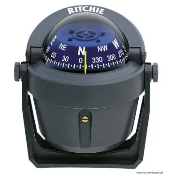 Osculati - RITCHIE Explorer compass bracket 2&amp;quot;3/4 grey/blue - 25.081.23 product image