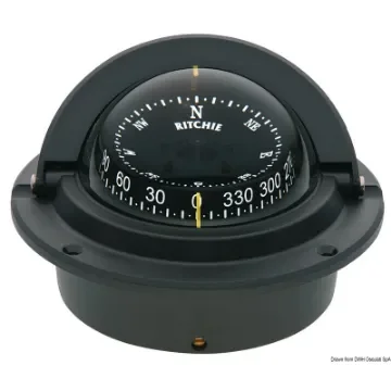 Osculati - RITCHIE Voyager built-in compass 3&amp;quot; black/black - 25.082.01 product image