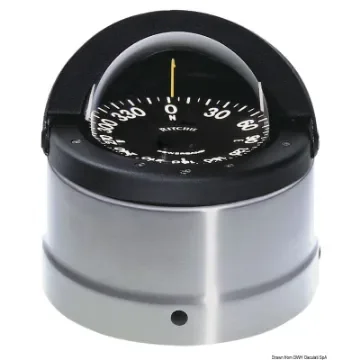 Osculati - RITCHIE Navigator compass w/cover 4&amp;quot;1/2 black/bla - 25.084.11 product image