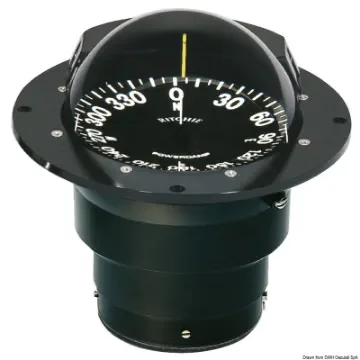 Osculati - RITCHIE Globemaster built-in compass 5&amp;quot; black/blac - 25.085.01 product image