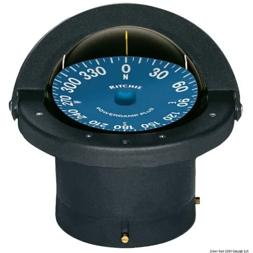 Osculati - RITCHIE Supersport compass 4&amp;quot;1/2 black/blue - 25.087.02 product image