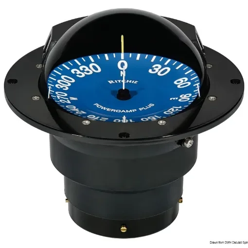 Osculati - RITCHIE Supersport compass 5&amp;quot; black/blue - 25.087.03 product image