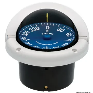 Osculati - RITCHIE Supersport compass 3&amp;quot;3/4 white/blue - 25.087.11 product image