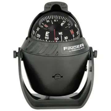 Osculati - Finder compass 2&amp;quot;5/8 w/bracket black/black - 25.171.01 product image