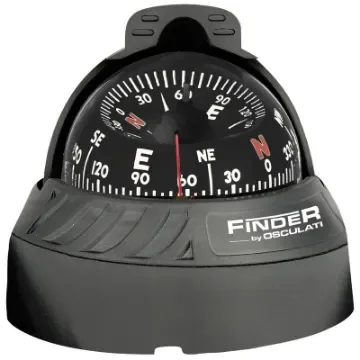 Osculati - Finder compass 2&amp;quot;5/8 top-mounted black/black - 25.172.01 product image
