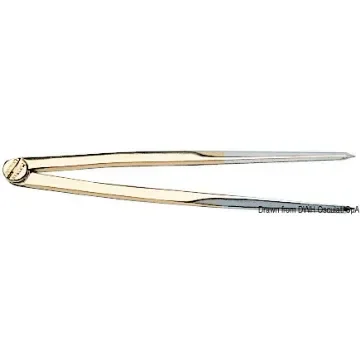 Osculati - Divider mirror polished brass long 177 mm - 26.141.61 product image