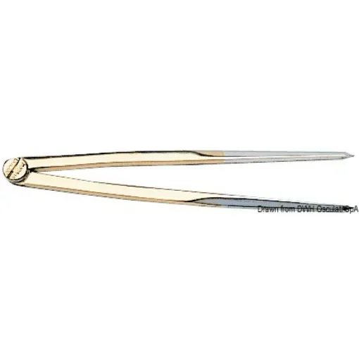 Osculati - Divider mirror polished brass long 177 mm - 26.141.61 product image