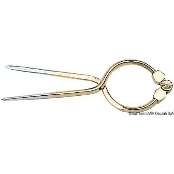 Osculati - Divider mirror polished brass 177 mm - 26.141.62 product image