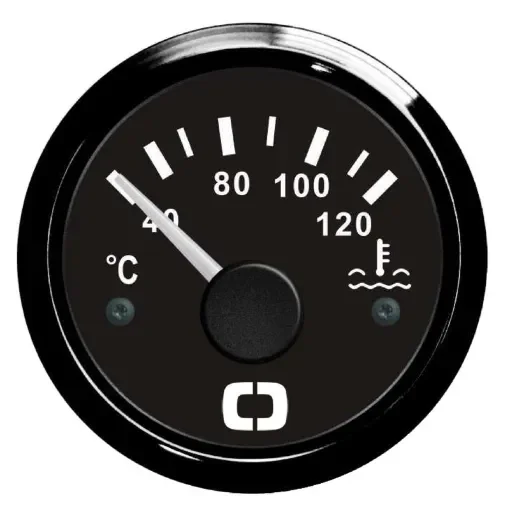 Osculati - Water temperature gauge 40/120&amp;#176; black/black - 27.320.08 product image