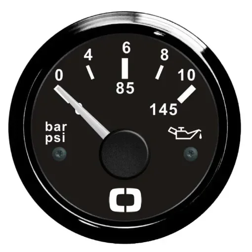 Osculati - Oil pressure indicator 0/10 bar black/black - 27.320.11 product image