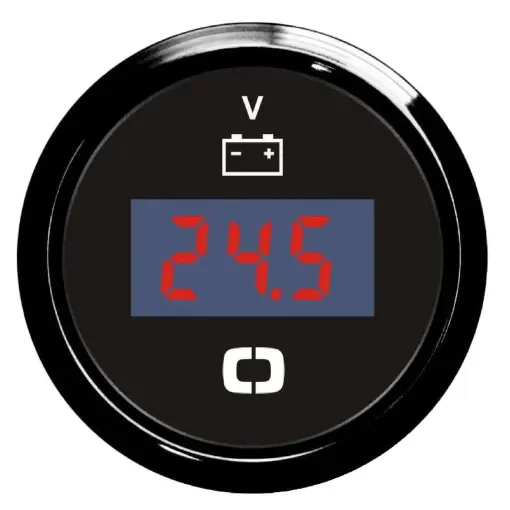 Osculati - Digital voltmeter 8/32 V black/black - 27.320.40 product image