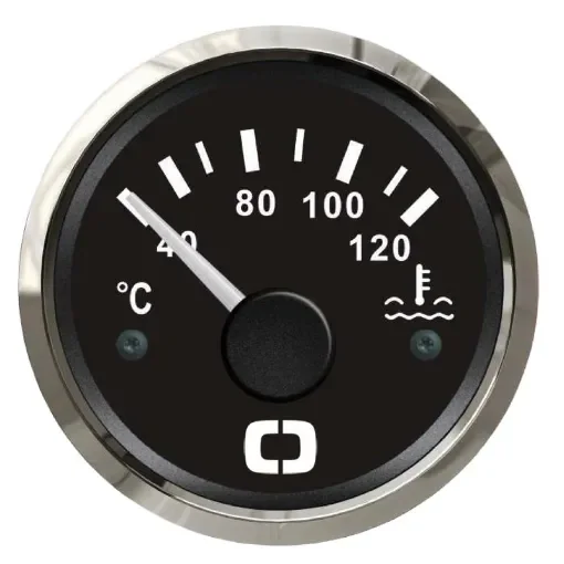 Osculati - Water temperature gauge 40/120&amp;#176; black/glossy - 27.321.08 product image