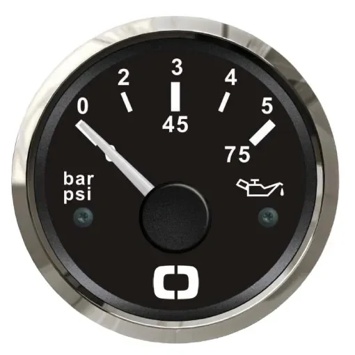 Osculati - Oil pressure indicator 0/5 bar black/glossy - 27.321.10 product image