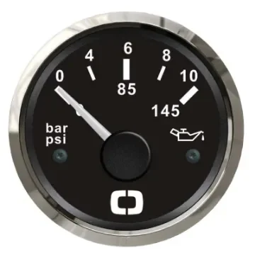 Osculati - Oil pressure indicator 0/10 bar black/glossy - 27.321.11 product image