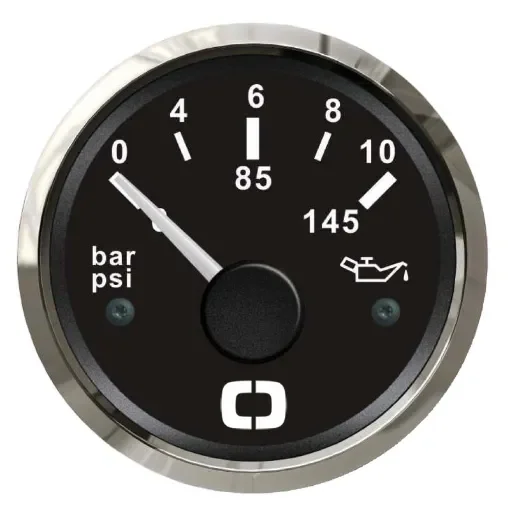 Osculati - Oil pressure indicator 0/10 bar black/glossy - 27.321.11 product image