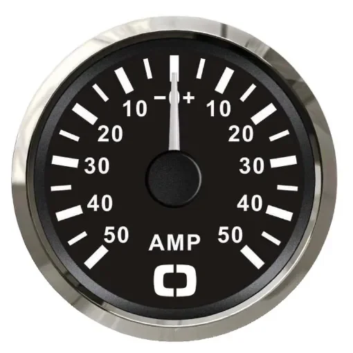 Osculati - Ammeter w/shunt 50 A black/glossy - 27.321.23 product image