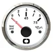 Osculati - Oil pressure indicator 0/5 bar white/glossy - 27.322.10 product image