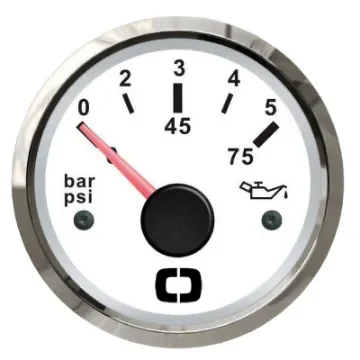 Osculati - Oil pressure indicator 0/5 bar white/glossy - 27.322.10 product image
