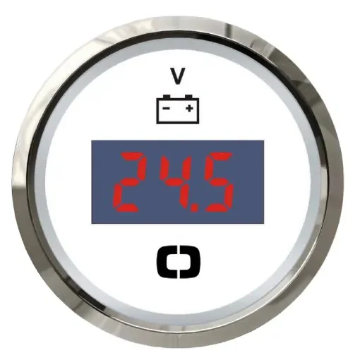 Osculati - Digital voltmeter 8/32 V white/glossy - 27.322.40 product image