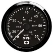 Osculati - Pitot speedometer 0-55 MPH black/black - 27.325.09 product image