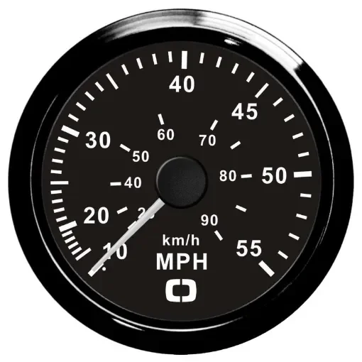 Osculati - Pitot speedometer 0-55 MPH black/black - 27.325.09 product image