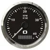 Osculati - Revolution counter 0-4000 RPM black/glossy - 27.326.02 product image