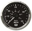 Osculati - Pitot speedometer 0-35 MPH black/glossy - 27.326.08 product image