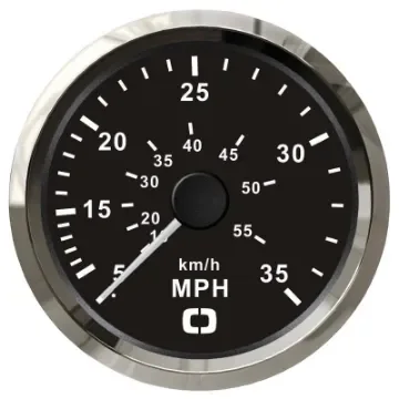 Osculati - Pitot speedometer 0-35 MPH black/glossy - 27.326.08 product image