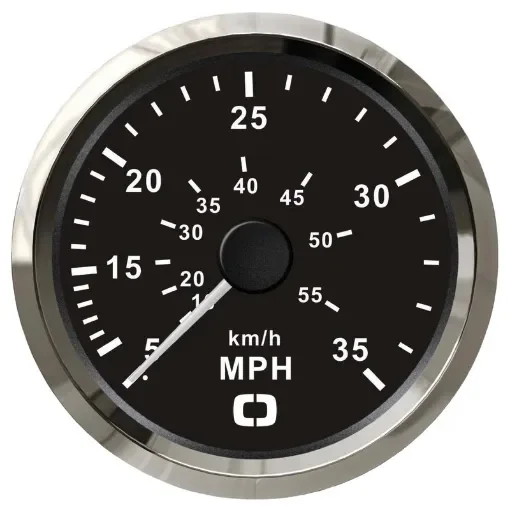 Osculati - Pitot speedometer 0-35 MPH black/glossy - 27.326.08 product image
