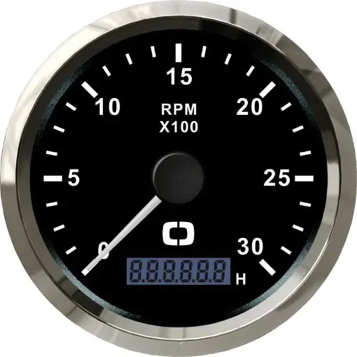 Osculati - Revolution counter 0-3000 RPM white/glossy - 27.327.01 product image