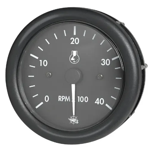 Osculati - Guardian RPM counter diesel black w/hourmeter 12 V - 27.420.05 product image
