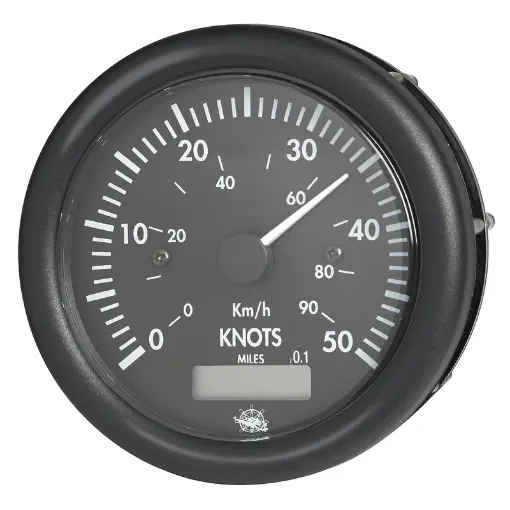 Osculati - Guardian speedometer 0-50 knots black w/log 12V - 27.425.01 product image