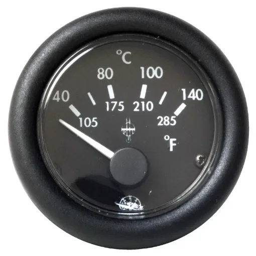 Osculati - Guardian temperature gauge oil 40-150&amp;#176; black 12 V - 27.432.01 product image