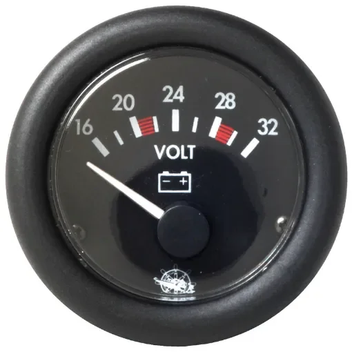 Osculati - Guardian voltmeter black 20-32 V - 27.433.02 product image