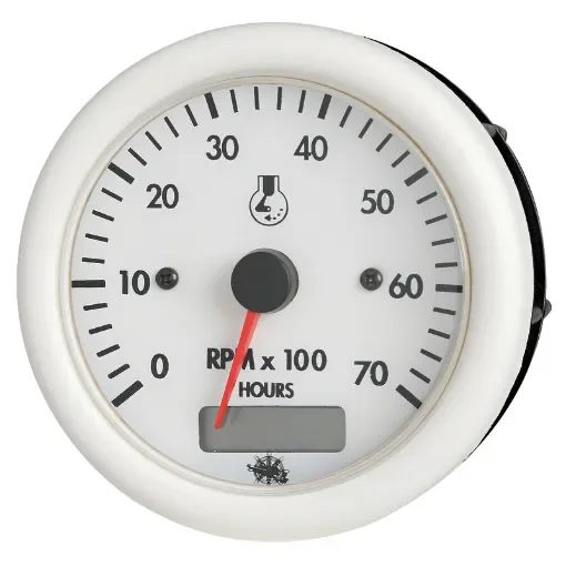 Osculati - Guardian RPM counter 2/4stroke white hourmeter 12V - 27.521.05 product image